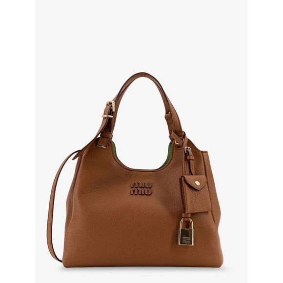 MIU MIU Handbags - Miu Miu Women Hammered Leather Crossbody Bag